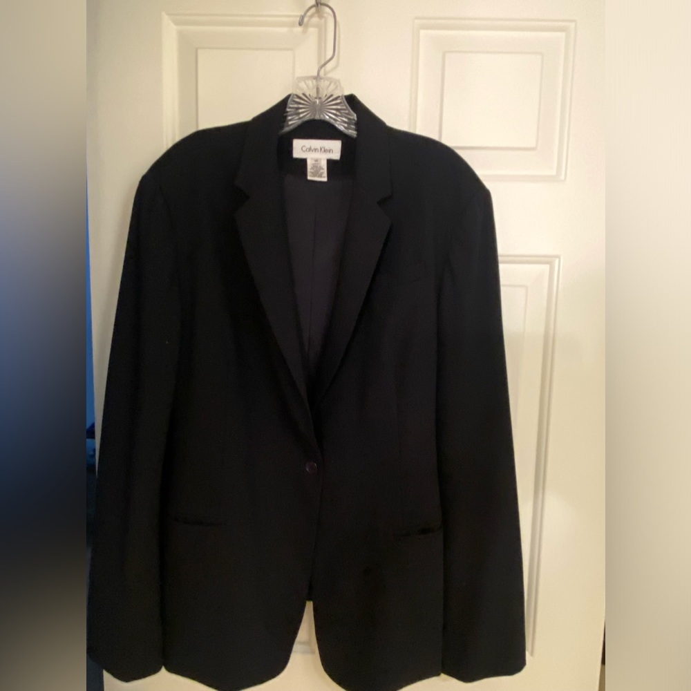 Calvin Klein Black Suit Blazer